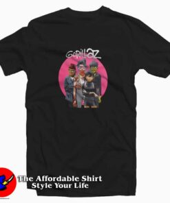 Gorillaz Humanz Group Vintage Unisex T-shirt On Sale