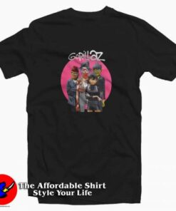 Gorillaz Humanz Group Vintage Unisex T-shirt On Sale