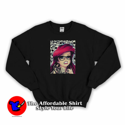 Goth Cute Disney Princess Ariel Unisex Sweatshirt On Sale