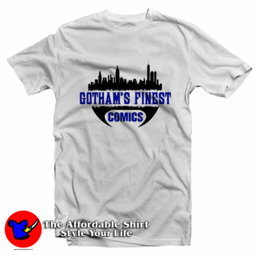 Gotham’s Finest Comics Graphic Unisex T-Shirt On Sale