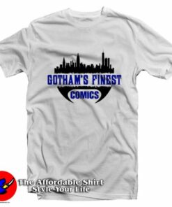 Gotham’s Finest Comics Graphic Unisex T-Shirt On Sale
