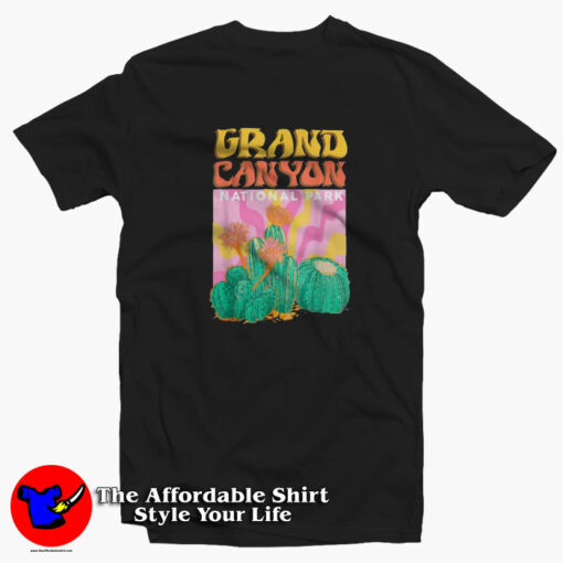 Grand Canyon Retro National Park Graphic T-Shirt On Sale