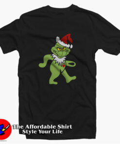 Grateful Dead Dancing Bear Grinch Christmas T shirt On Sale 1