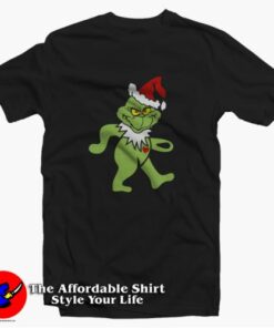 Grateful Dead Dancing Bear Grinch Christmas T-shirt On Sale 1 Grateful Dead Dancing Bear Grinch Christmas T shirt On Sale 2