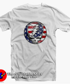 Grateful Dead Steal Your Face Patriotic Unisex T-Shirt On Sale
