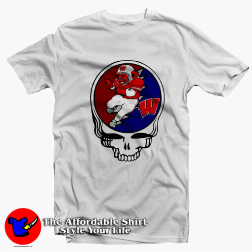 Grateful Dead Wisconsin Badgers Youth Kid T-shirt On Sale