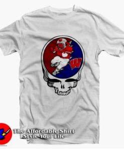 Grateful Dead Wisconsin Badgers Youth Kid T-shirt On Sale
