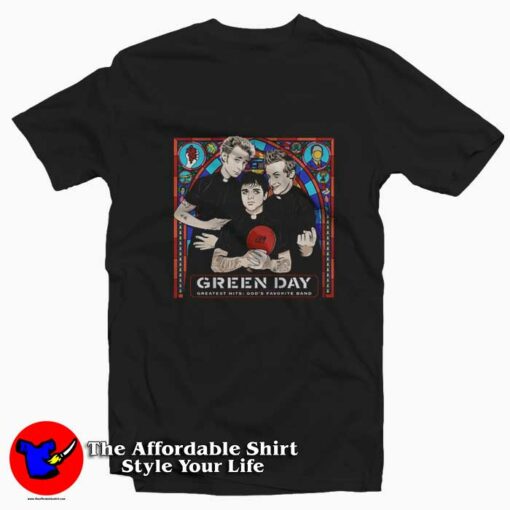 Greatest Hits God’s Favorite Band Green Day T-Shirt On Sale