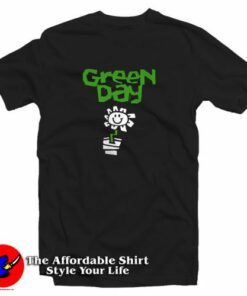 Green Day Flower Pot T-Shirt