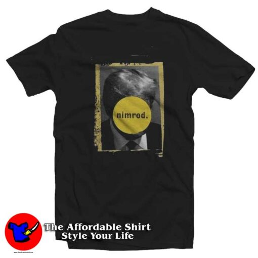 Green Day Nimrod Trump Mugshot Graphic T-Shirt On Sale