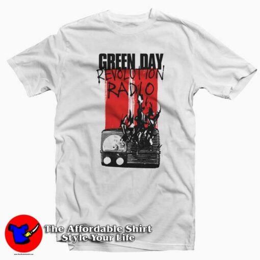 Green Day Radio Combustion T Shirt For Men Or Women