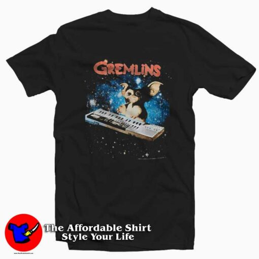 Gremlins Gizmo Keyboard Funny T-shirt On Sale