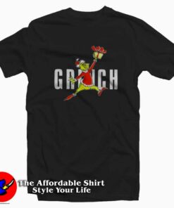 Grinch Santa Slam Dunk Jumpman Unisex T-shirt On Sale Grinch Santa Slam Dunk Jumpman Unisex T-shirt On Sale