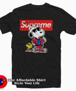 Grunge Snoopy Supreme Collab Tee Shirt Grunge Snoopy Supreme Collab Tee Shirt