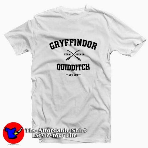 Gryffindor Quidditch Team Seeker Unisex T-shirt On Sale