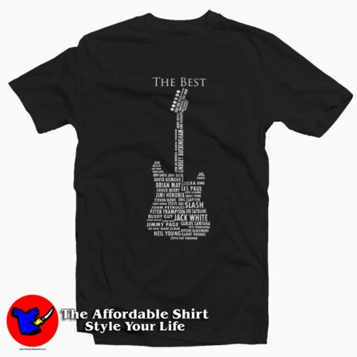 Guitar Legend Jimi Hendrix Rock Blues T-shirt On Sale