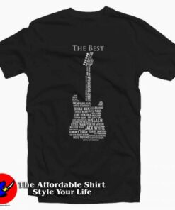 Guitar Legend Jimi Hendrix Rock Blues T-shirt On Sale
