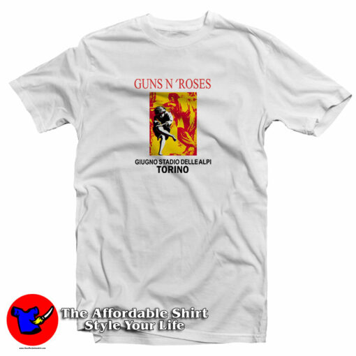 Guns N Roses Giugno Stadio Delle Alpi Torino T-Shirt