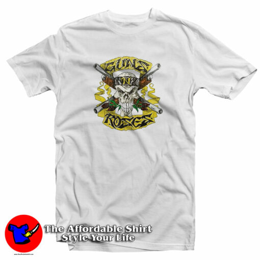 Guns N Roses Shotgun Skull T-Shirt