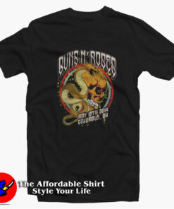 Guns N Roses Snake Skull Ohio Unisex T-Shirt On Sale Guns N Roses Snake Skull Ohio Unisex T-Shirt On Sale