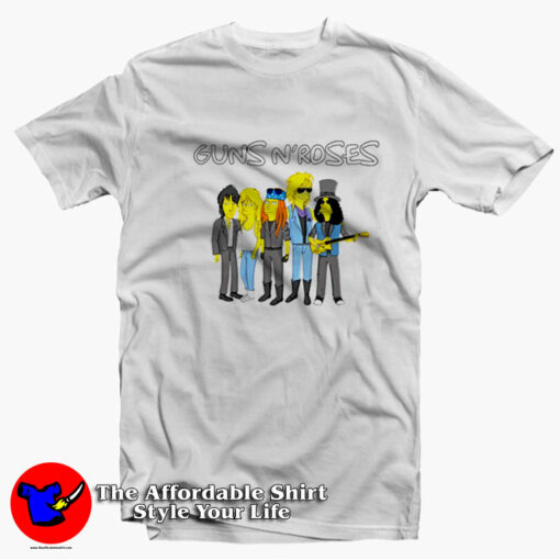 Guns N Roses The Simpsons Funny Unisex T-shirt On Sale