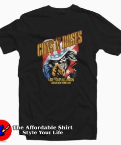 Guns N Roses Use Your Illusion Live In New York T-Shirt On Sale Guns N Roses Use Your Illusion Live In New York T-Shirt On Sale