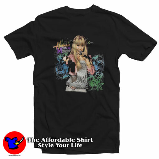 Hannah Montana Best Of Both Worlds Tour T-Shirt On Sale