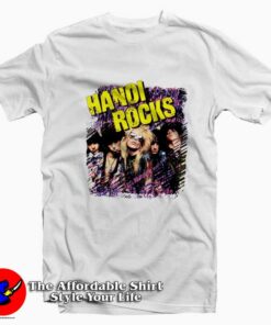 Hanoi Rocks Uzi Suicide Vintage Graphic T-Shirt On Sale