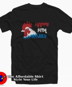 Happy Bastille Day French Rooster Unisex T-shirt On Sale