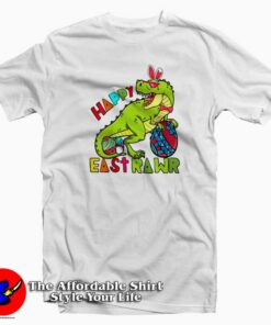 Happy Eastrawr T-Rex Egg T-Shirt For Gift Easter Day