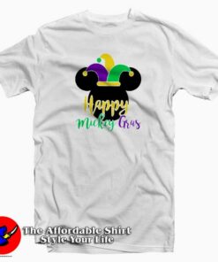 Happy Mickey Gras Disney T-Shirt Gift Carnival Mardi Grass