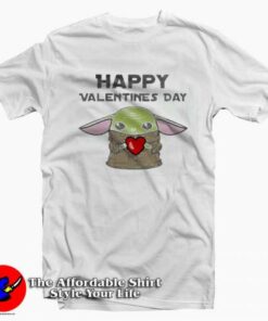 Happy Valentines Baby Yoda T-Shirt Valentine’s Day Gift