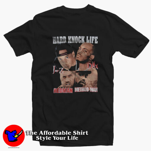 Hard Knock Life Tour Jay-z DMX Vintage T-Shirt On Sale