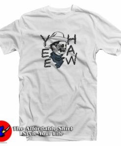 Hard Livin Cowboy Skull Yee Haw T-Shirt