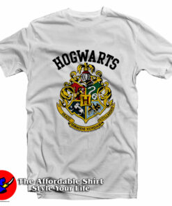 Harry Potter Hogwarts Crest Logo Graphic T-Shirt On Sale