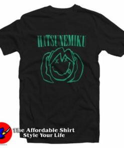Hatsune Miku Smile Like Teen Spirit Unisex T-Shirt On Sale Hatsune Miku Smile Like Teen Spirit Unisex T-Shirt On Sale