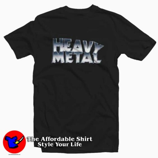 Heavy Metal Logo Unisex T Shirt Cheap