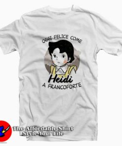 Heidi A Francorte Vintage Cartoon Unisex T-shirt On Sale