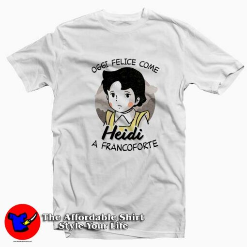 Heidi A Francorte Vintage Cartoon Unisex T-shirt On Sale