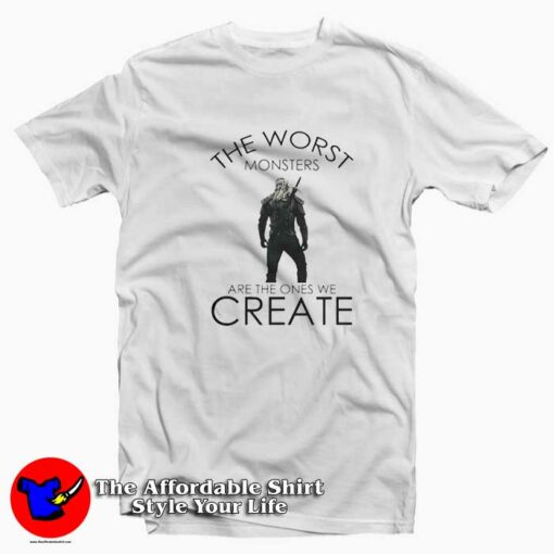 Henry Cavill The Witcher Worst Monsters T-shirt On Sale