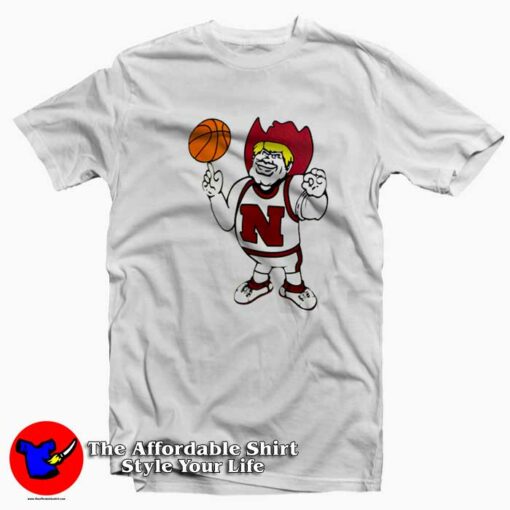 Herbie Husker Basketball Nebraska Mascot Funny T-shirt On Sale