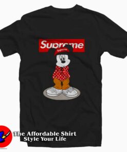 Hipster Mickey Mouse Supreme Tee Shirt Hipster Mickey Mouse Supreme Tee Shirt