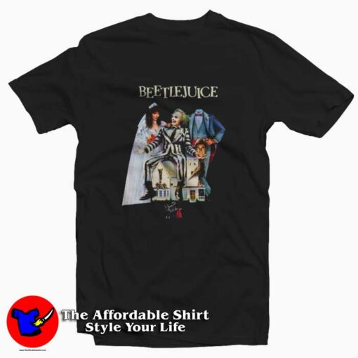 Horror Beetlejuice Wedding Halloween T-shirt On Sale