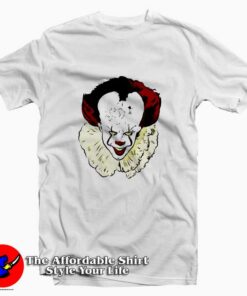 Horror Clown Pennywise Graphic T-shirt On Sale Horror Clown Pennywise Graphic T-shirt On Sale