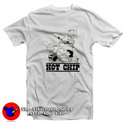 Hot Chip x Snoopy And Peanuts Gang T-Shirt On Sale