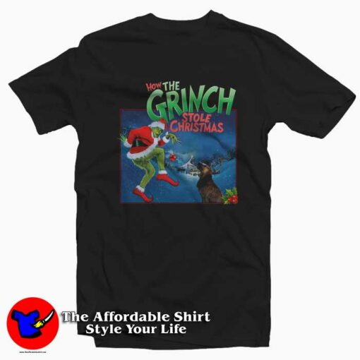 How the Grinch Stole Christmas Vintage T-shirt On Sale