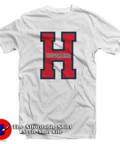 Howard University H Letter T-Shirt Howard University H Letter T-Shirt