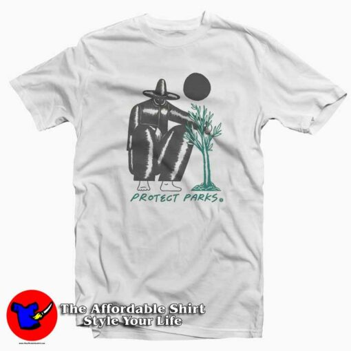 Hugging Tree Protect Parks Unisex T-shirt On Sale