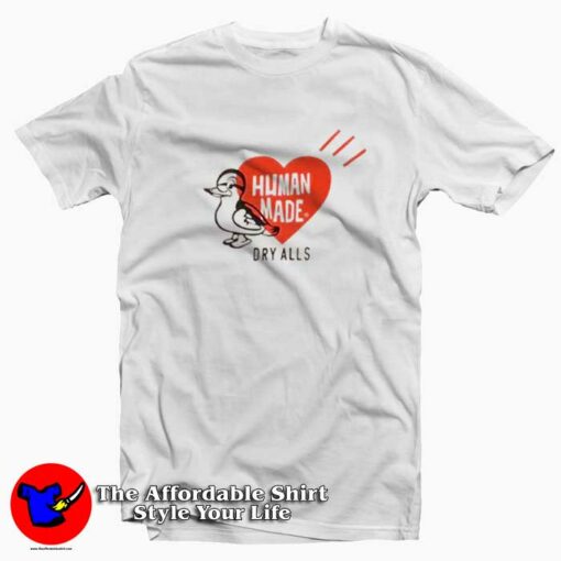 Human Made Duck Hearts Unisex T-shirt On Sale