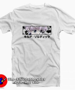 Hunter x Hunter Killua Eyes Unisex T-shirt On Sale Hunter x Hunter Killua Eyes Unisex T-shirt On Sale